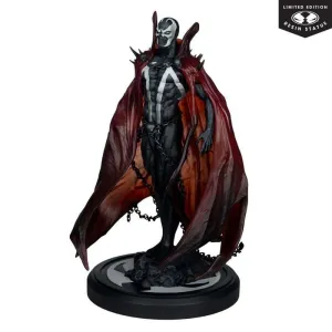 SPAWN BY PUPPETEER LEE ESTATUA RESINA 23 CM SPAWN: BLACK, WHITE & RED ALL OVER