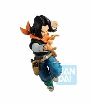 ANDROID 17 FIGURE DRAGON BALL SUPER THE ANDROID BATTLE WITH DRAGON BALL FIGHTERZ BANPRESTO
