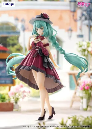 HATSUNE MIKU ESTATUA PVC TRIO-TRY-IT HATSUNE MIKU OUTING DRESS RED COLOR VER. 19 CM