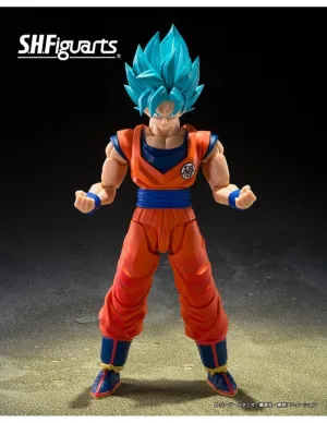 SUPER SAIYAN GOD SUPER SON GOKU (BLUE POWER TRANSCENDING LIMITS). SH FIGUARTS