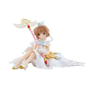 FIGURA SAKURA KINOMOTO CARDCAPTOR SAKURA CLEAR CARD 14CM BANPRESTO