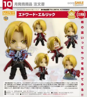 EDWARD ELRIC FIGURA 10 CM FULLMETAL ALCHEMIST BROTHERHOOD NENDOROID RE-RUN