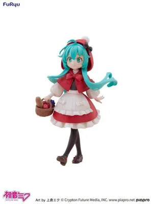 HATSUNE MIKU ESTATUA PVC DESKTOP FAIRY HATSUNE MIKU LITTLE RED RIDING HOOD VER. 16 CM