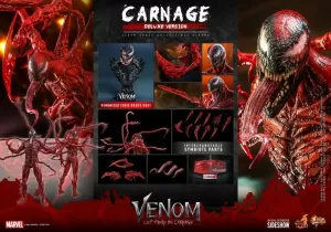 CARNAGE DELUXE VERSION SIXTH SCALE FIGURE BY HOT TOYS
