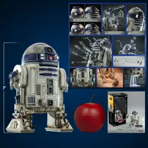 R2-D2 DIECAST METAL EPISODE 2 SIXTH SCALE FIGURE BY HOT TOYS