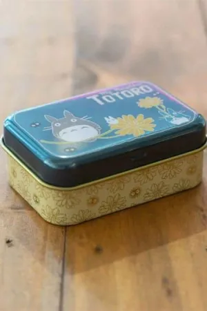 MI VECINO TOTORO PEQUEÑA CAJA METÁLICA TOTORO FLOWER