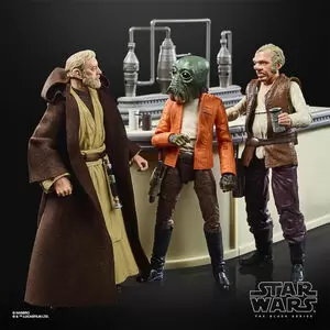 THE POWER OF THE FORCE CANTINA SHOWDOWN SET SW A NEW HOPE BLACK SERIES CEE