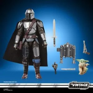 THE MANDALORIAN & GROGU FIGURAS DELUXE 9,5 CM & 2 CM