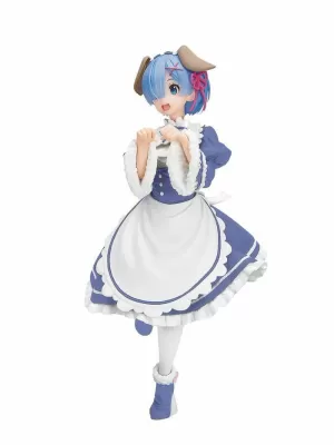 RE:ZERO - STARTING LIFE IN ANOTHER WORLD ESTATUA PVC REM MEMORY SNOW PUPPY VER. RENEWAL EDITION