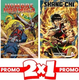 2X1 :HOMBRE HORMIGA. MUNDO COLMENA + SHANG-CHI 01