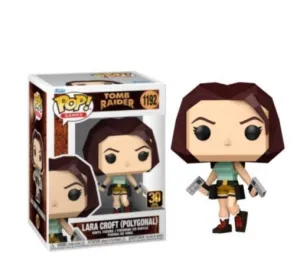 TOMB RAIDER POP! GAMES LARA CROFT POLYGON 9CM